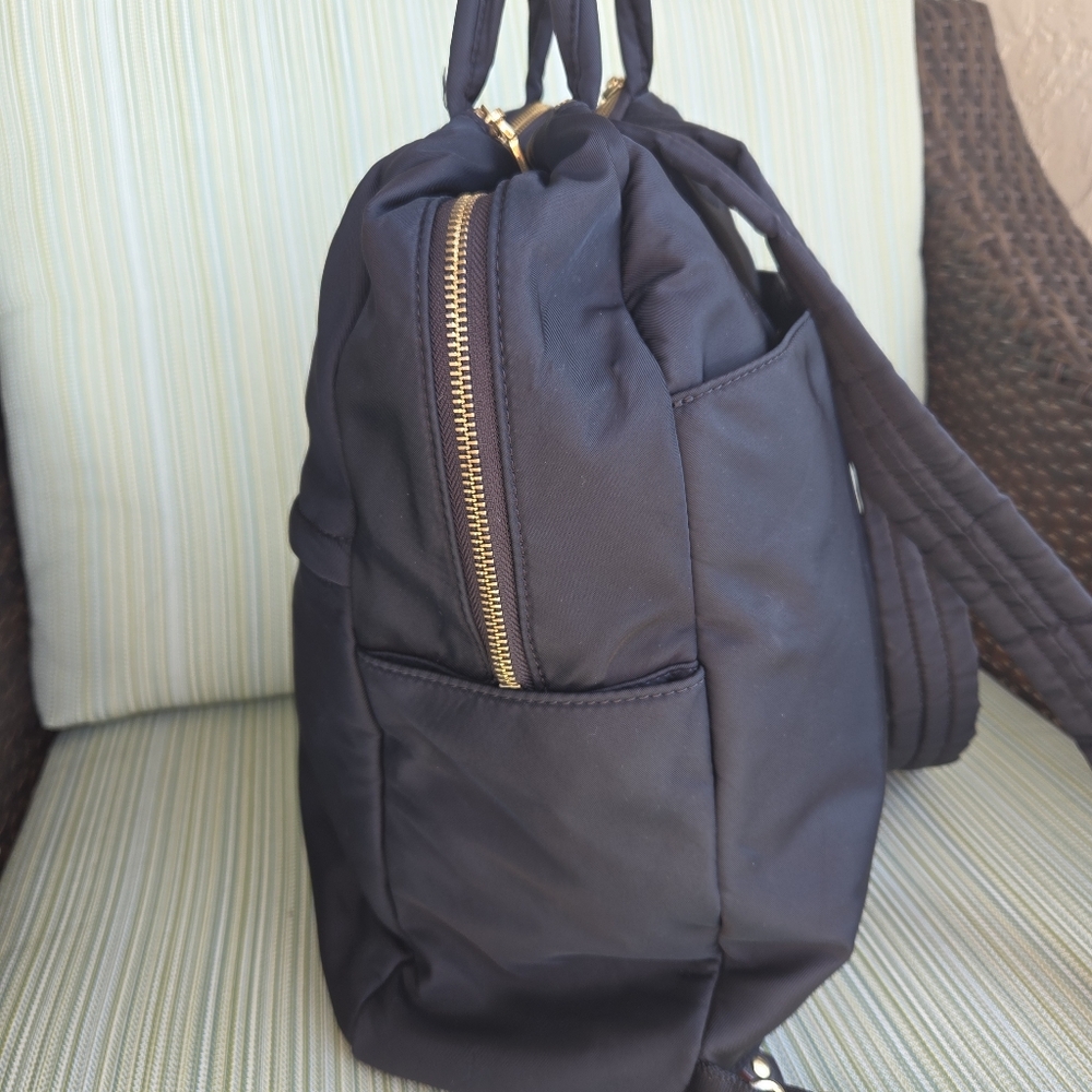 MZ Wallace Black Soho Nylon Backpack Versatile Excellent Pre-Loved Condition - Picture 4 of 11
